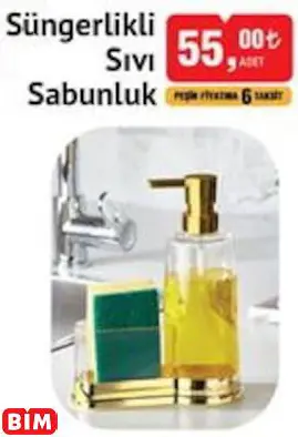 SÜNGERLİKLİ SIVI SABUNLUK SÜNGERLİKLİ SIVI SABUNLUK